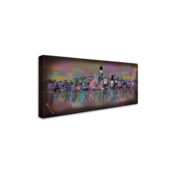 Ellicia Amando 'Cityscape' Canvas Art,12x24